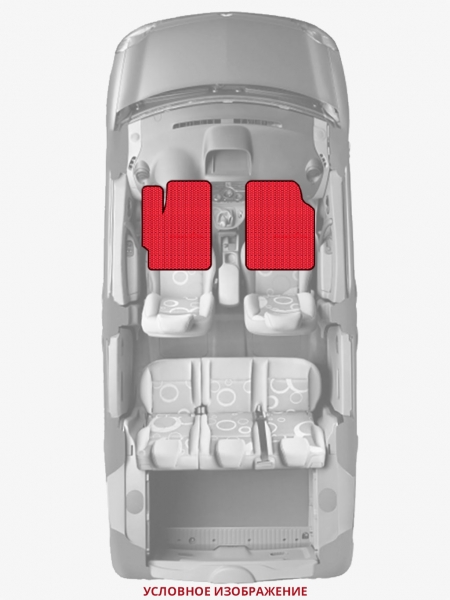 ЭВА коврики «Queen Lux» передние для Volkswagen Touareg